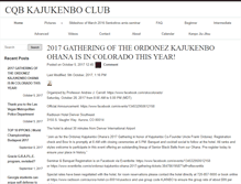 Tablet Screenshot of cqbkajukenbo.com